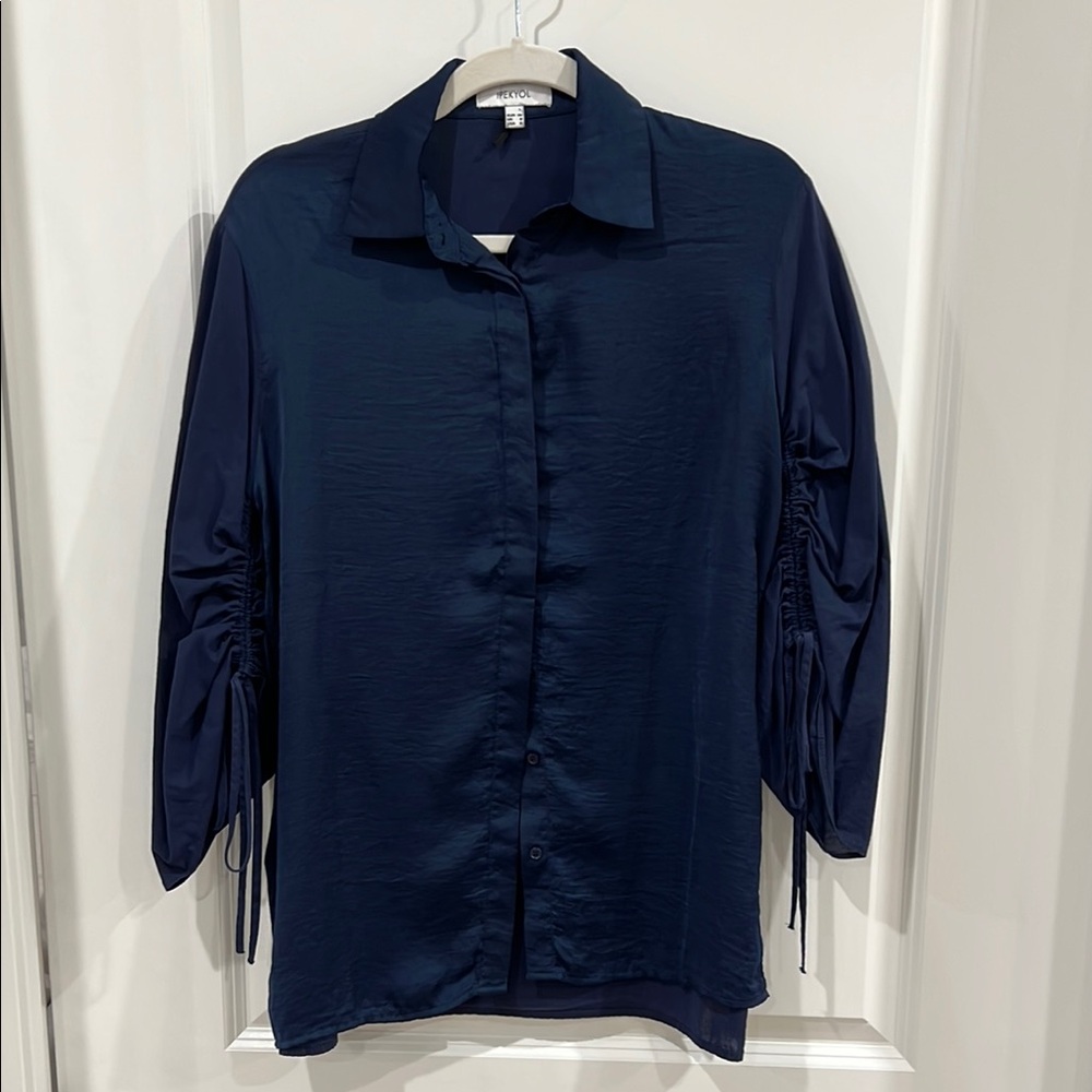 Navy Blue Women's Top by Ann Taylor